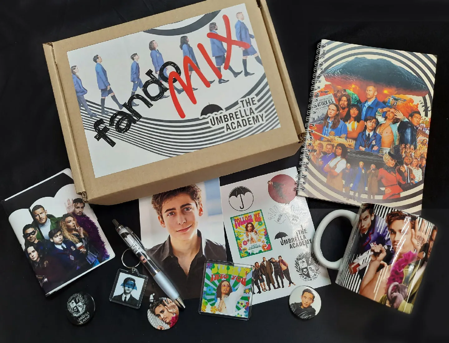 Фандомный бокс Академия Амбрелла Umbrella Academy | Дом и сад