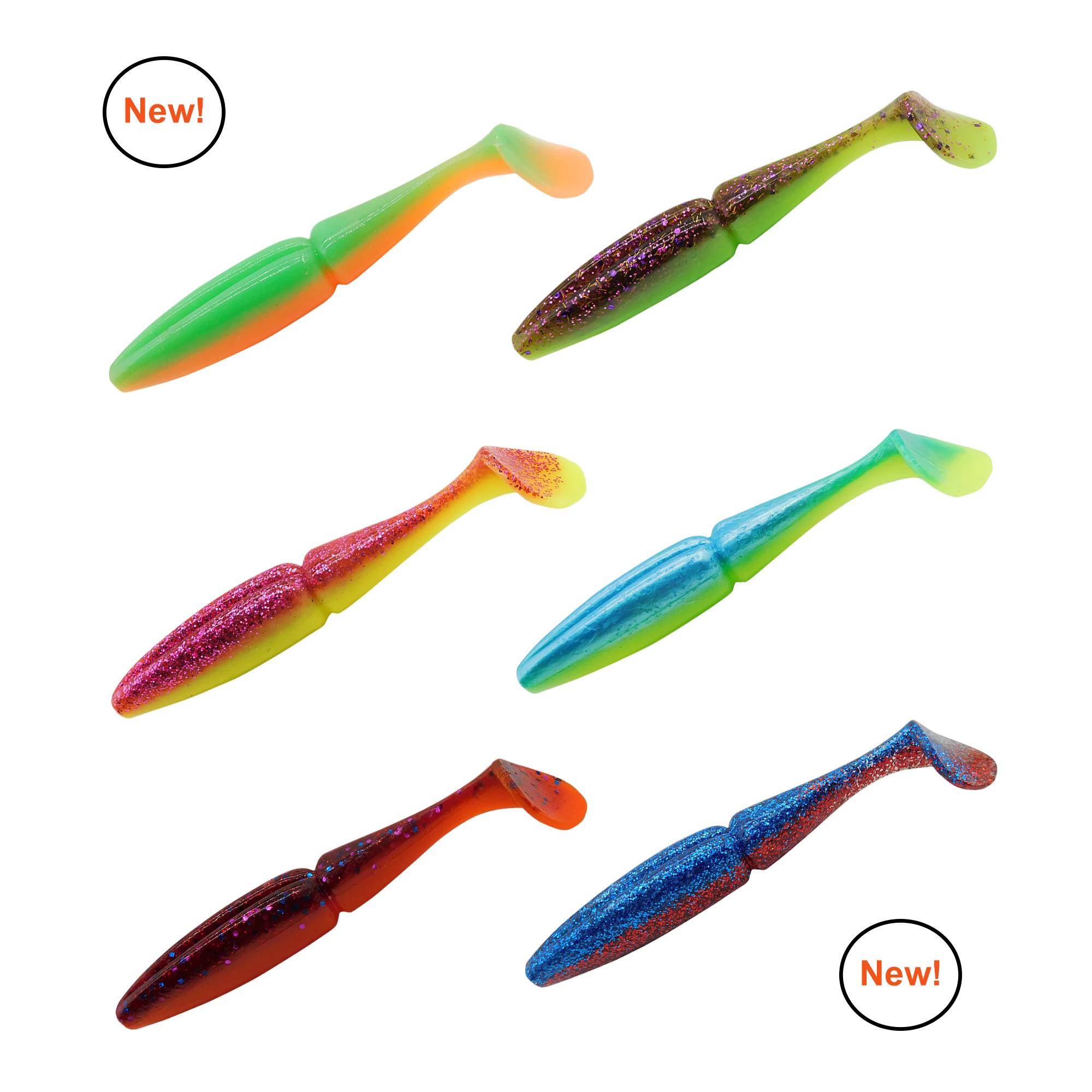 ESFISHING 100mm 125mm155mm 200mm Easy Shiner Quality Pesca Soft Fishing Lure Silicone Bait Wobblers Leurre Souple