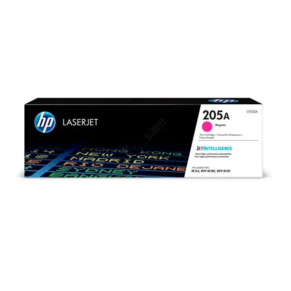 Тонер HP 205A цвет пурпурный LaserJet для M180n/m181fw (cf533a)|Чип картриджа| |