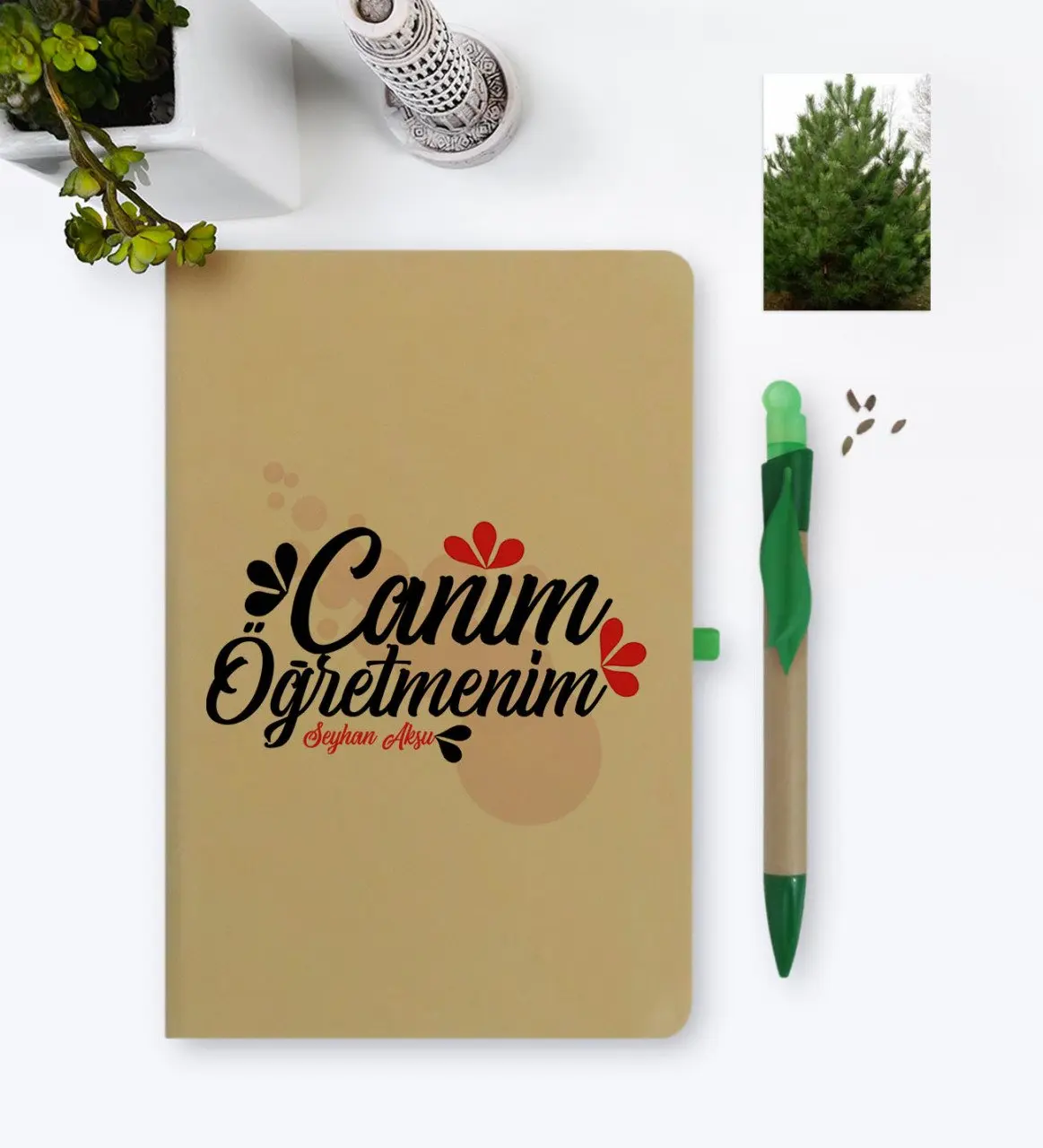 

Personalized Monsieur Lazhar Environmentalist Notebook and Seeded Pen Set-3