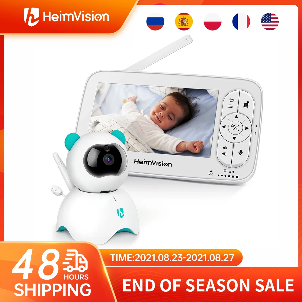 Видеоняня HeimVision HMA36MQ с камерой беспроводная 720P HD ночное видение температура сна 5