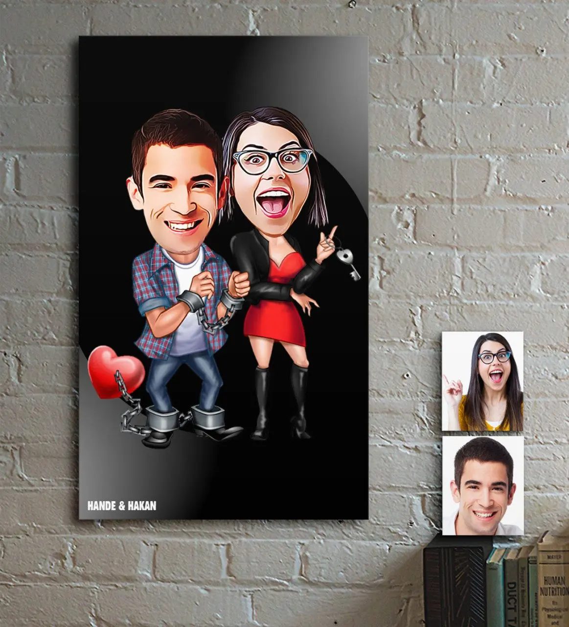 

Personalized Valentine Cartoon Wooden Table-1