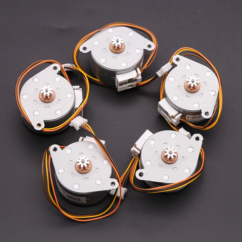 2-фазный 4-проводной шаговый электродвигатель NMB 35 мм Угол шага: 7 5 градусов