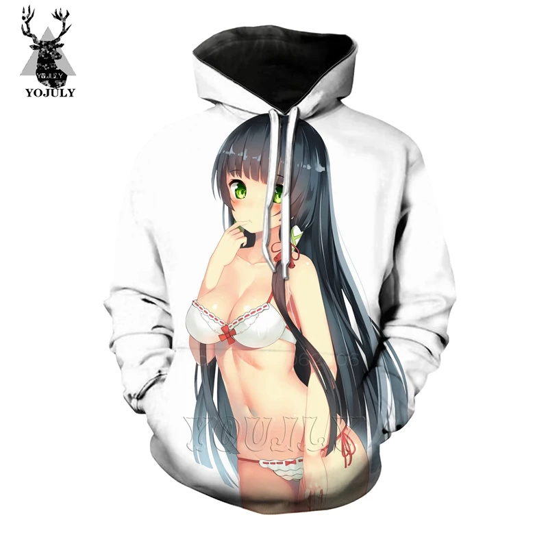 Ahegao, толстовки, Модная белая мужская Толстовка, 3d принт, аниме, сексуальный лоли, толстовка в стиле хип-хоп, с круглым вырезом, уличная одежда, топы, странные вещи - Цвет: 21