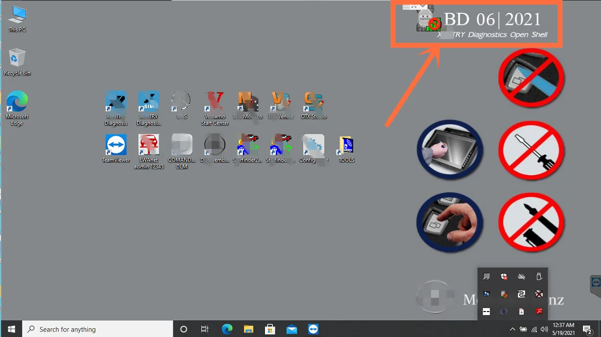 Новейшее 2021 06 программное обеспечение Xentry Dt-s Doip VCI C6 mb star C5 C4 toughbook cf19 i5 laptop x220t I5 FZ -G1