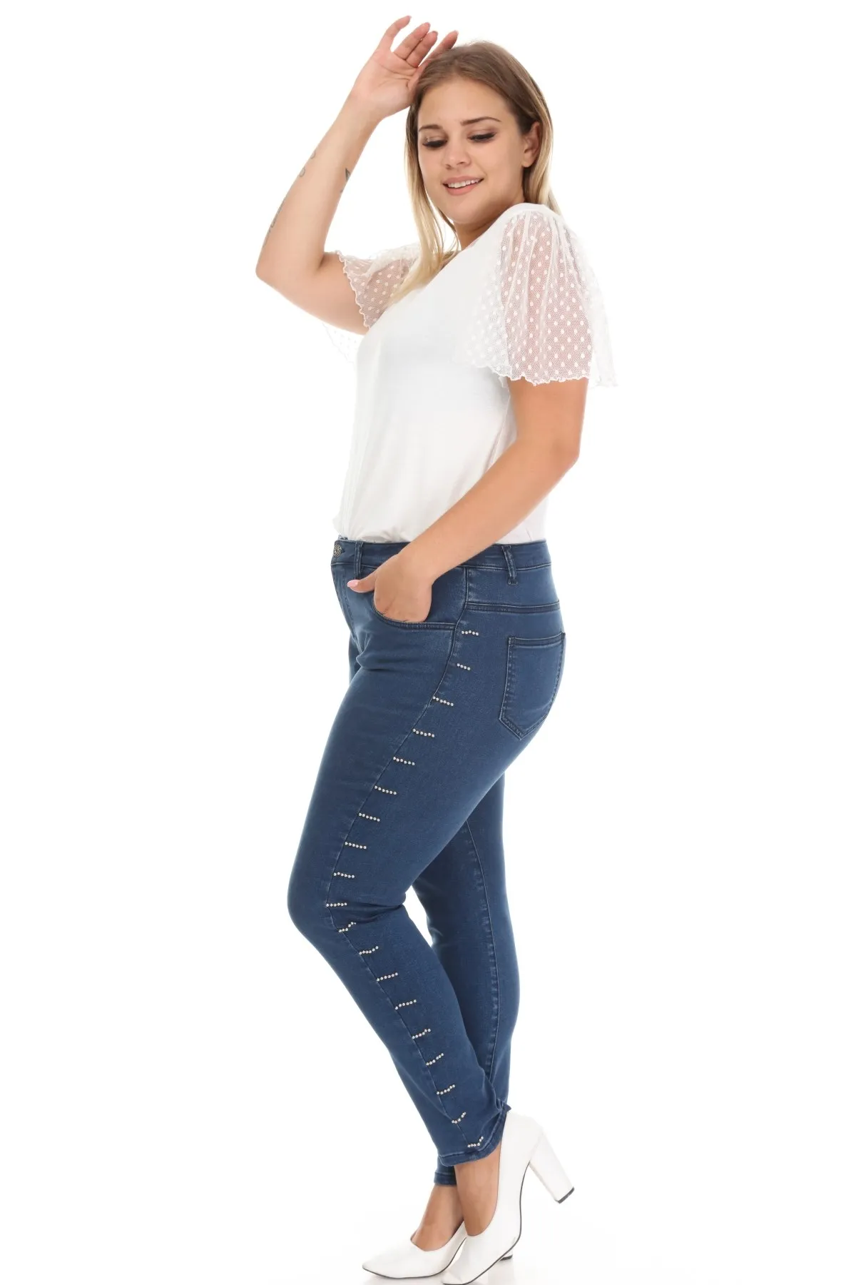 

Plus size Jeans Female Denim Pants Black Womens Jeans woman Donna Stretch Bottoms Feminino Skinny Pants For Women Trousers