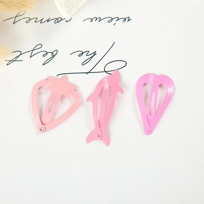 

Ins Net Red Cute Girl Heart Felt Baby Hair Clip BB Clip Japanese Cartoon Bangs Hair Clip Children Hair Accessories