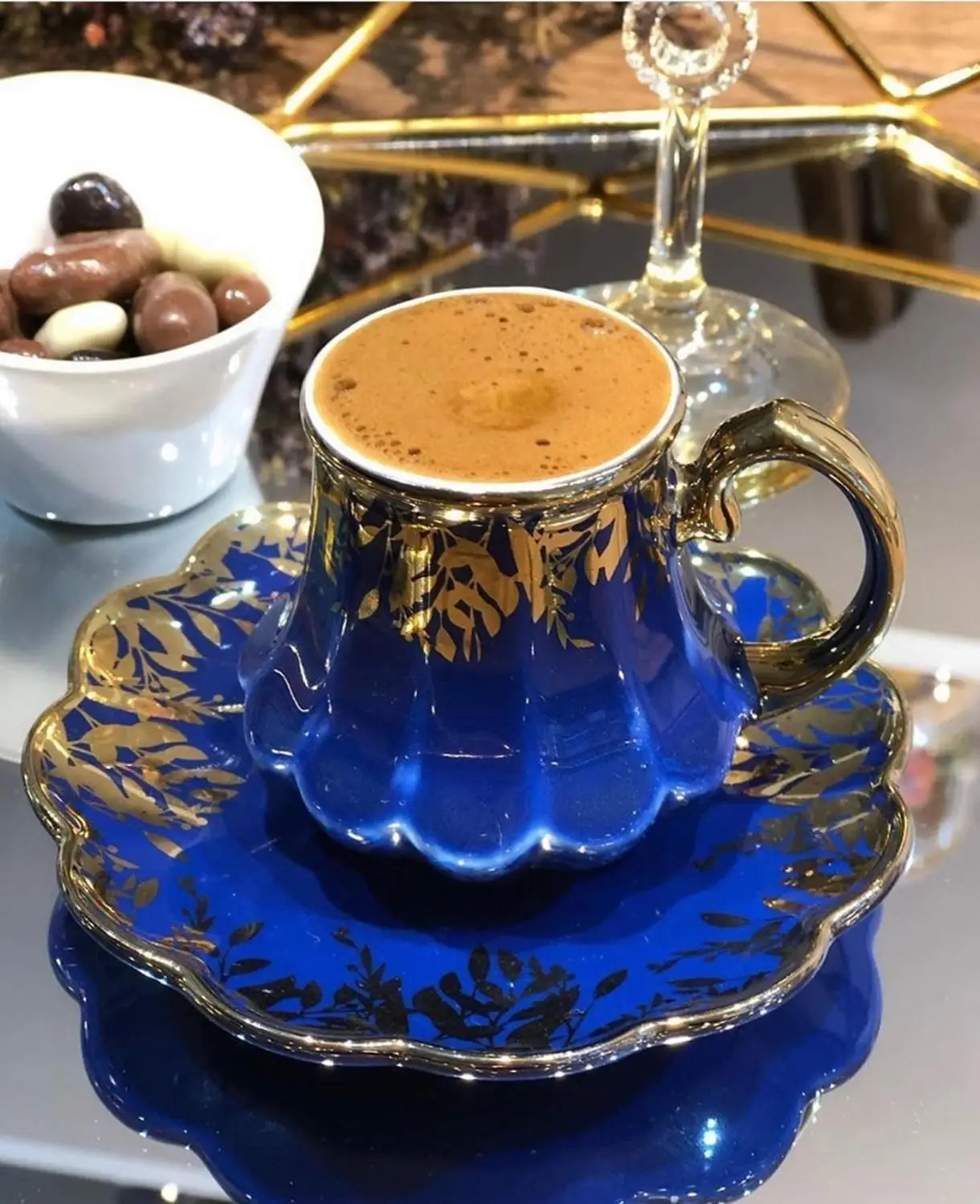 Кофейные чашки из турецкого фарфора высшего класса и керамические кофейные