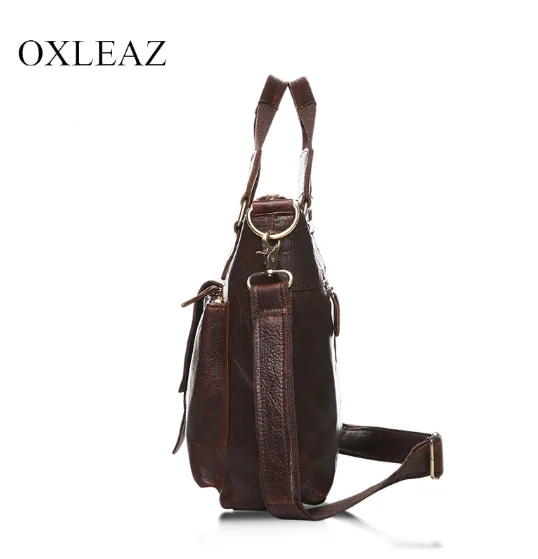 Мужской портфель из натуральной кожи Oxleaz 14 дюймов OX260 1| |