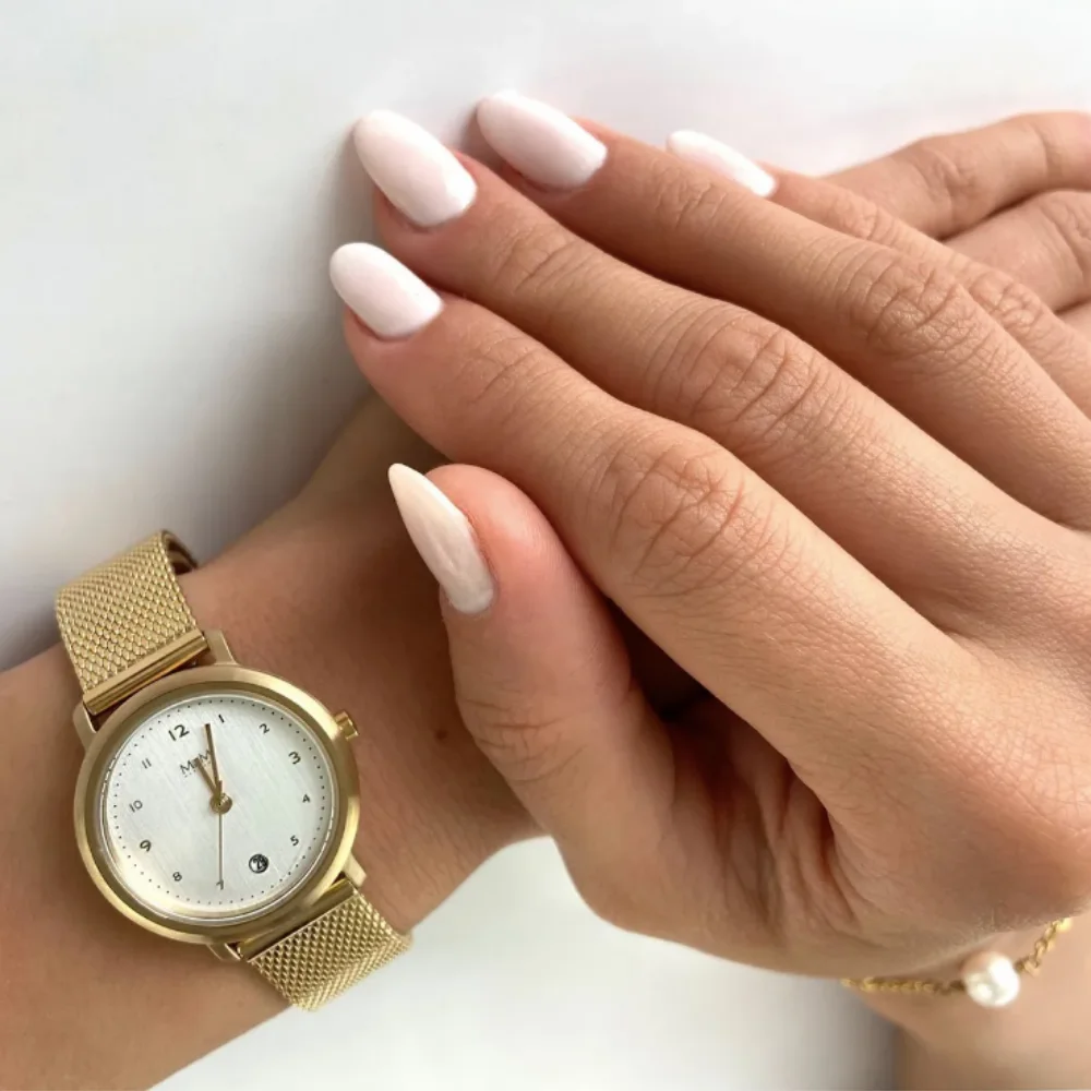 M&ampM Germany |Часы наручные женские кварцевые из нержавеющей стали стальной ремешок