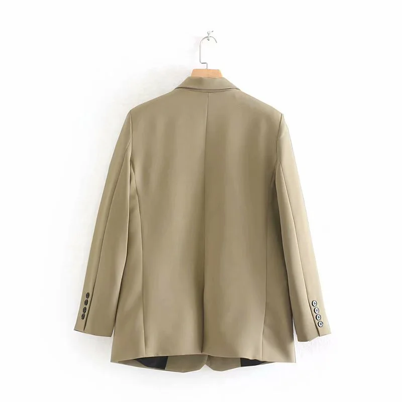 Женский комплект из блейзера и брюк Obrix свободная куртка с v-образным вырезом