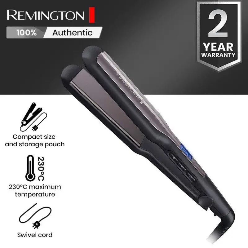 Remington выпрямитель S5525 для волос Керамика нагрева широкая пластина выпрямители