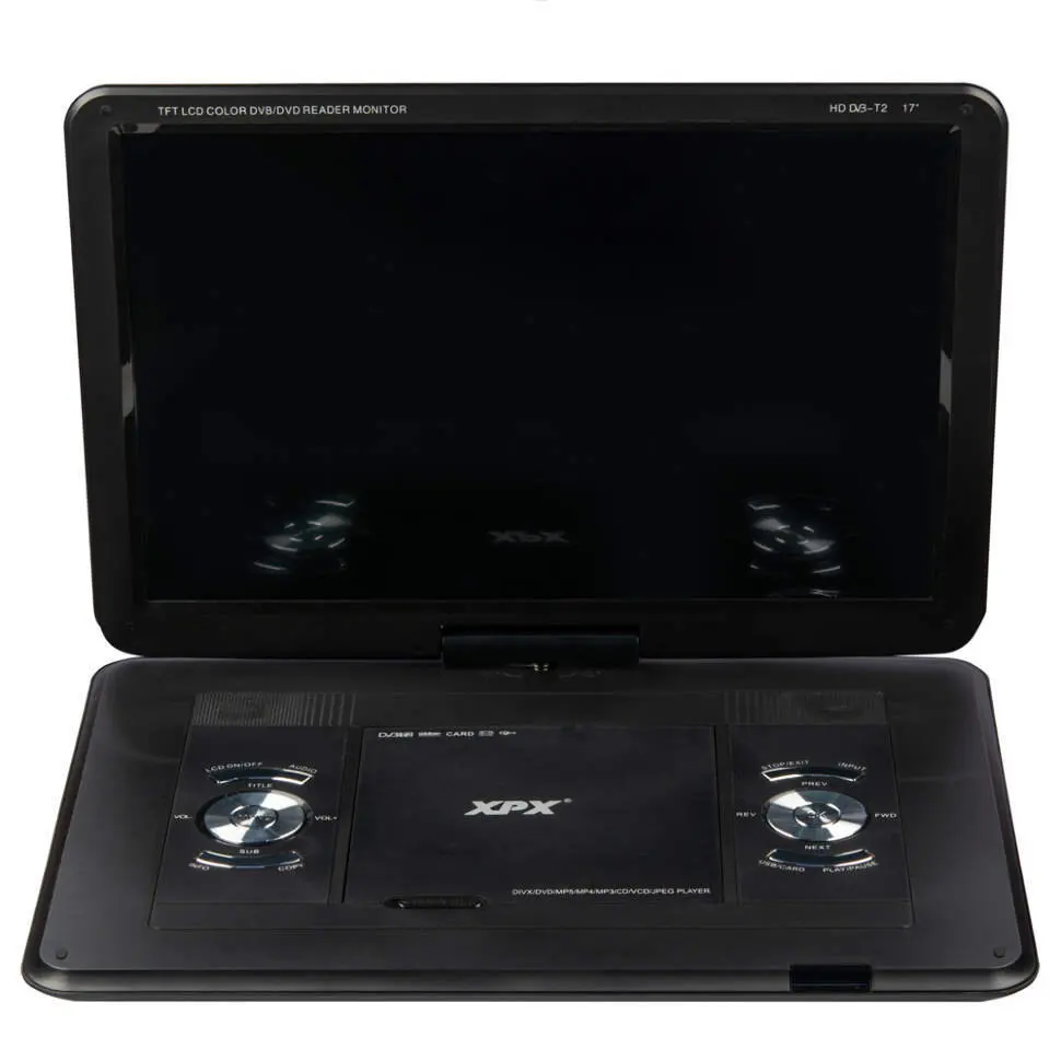 Portable Folding DVD player with XPX ea-1767l TV 17 &quotdigital tuner/mobile (1920x1080) | Электроника