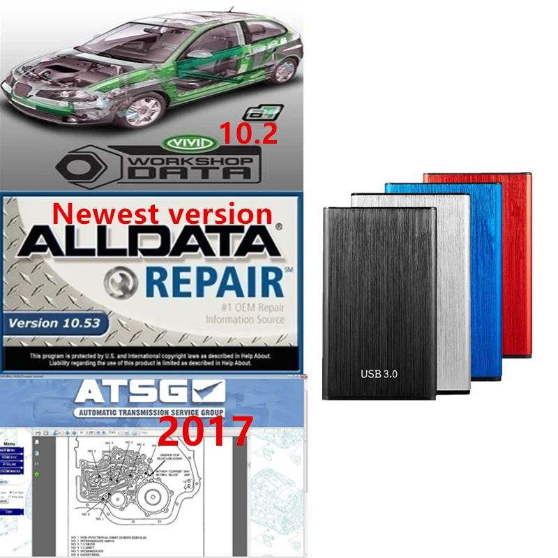 Программное обеспечение для ремонта автомобилей Alldata 2021 все данные v10.53 atsg яркая