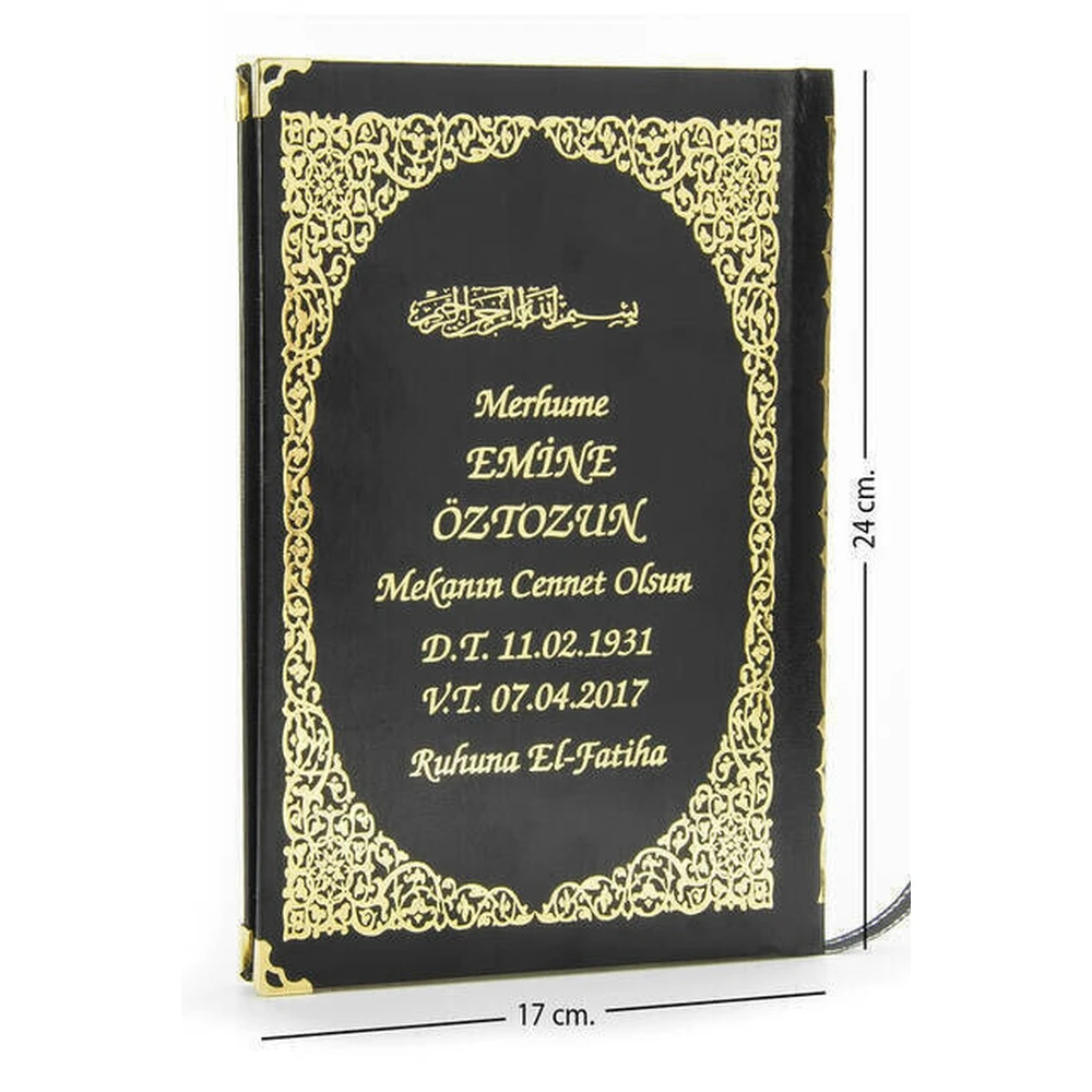 

Книга IQRAH в твердом переплете с названием Ясина-средний размер-176 страниц-черный цвет-религиозный хиелик
