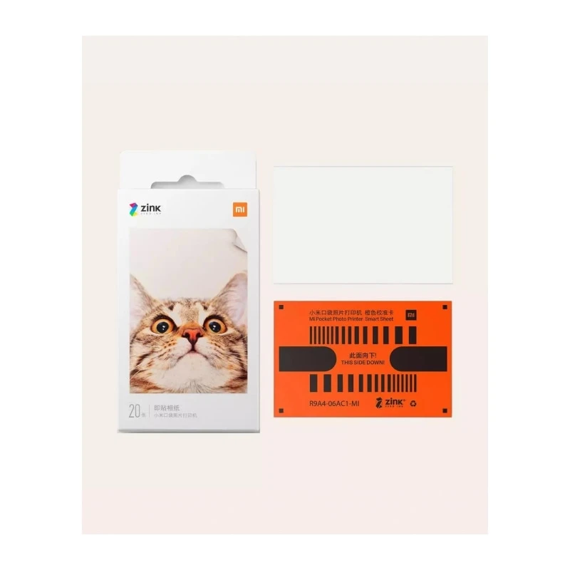 Фотобумага для принтера XIAOMI Mi Portable Photo Printer | 20 шт TEJ4019GL Канцтовары офиса и дома