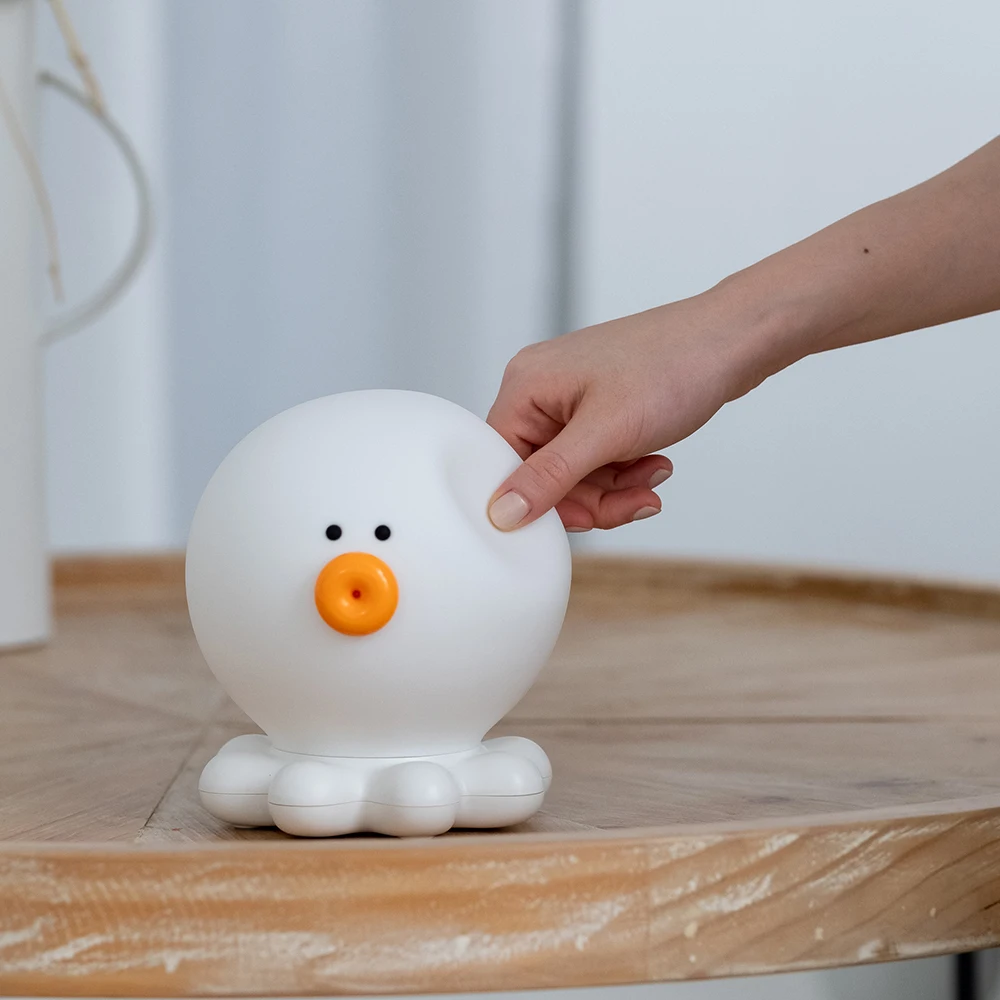 Ночник в виде животного осьминога сенсорный светодиодный ночной Светильник для