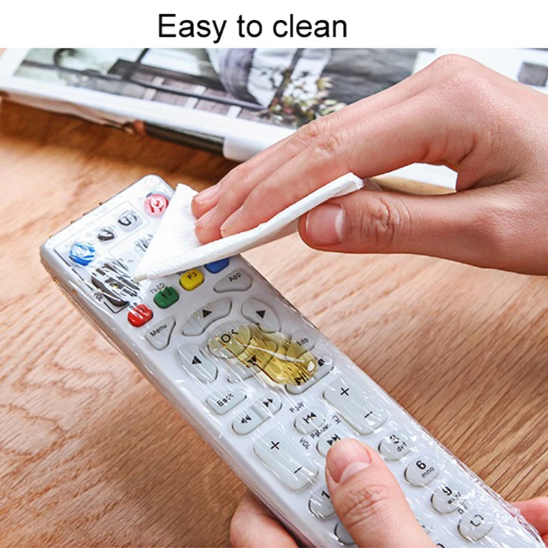 5pcs/set Heat Shrink Film Clear Video TV Air Condition Remote Control Protector Cover Home Waterproof Protective Case New | Дом и сад