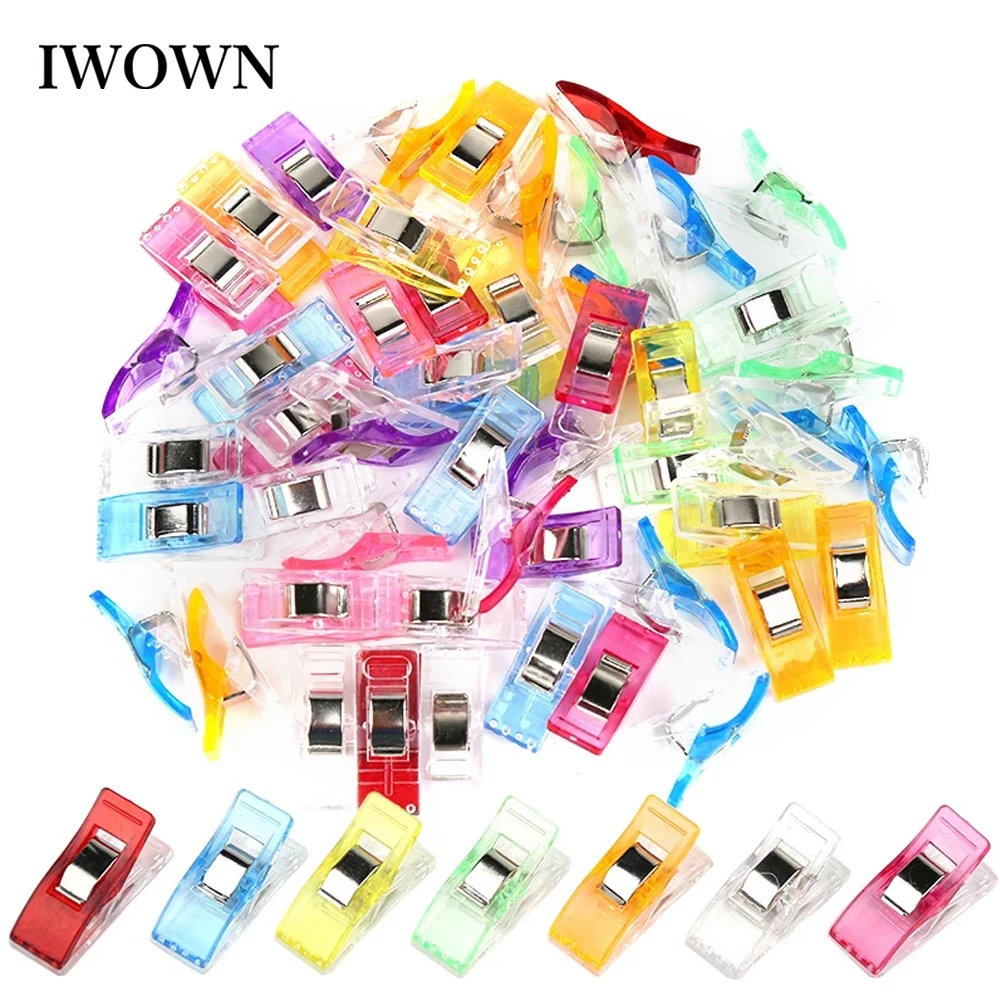 

10/40Pcs Multipurpose Plastic Sewing Clips Hemming Clip for DIY Quilting Patchwork Clips Fabric Craft Clamps Sewing Accessories