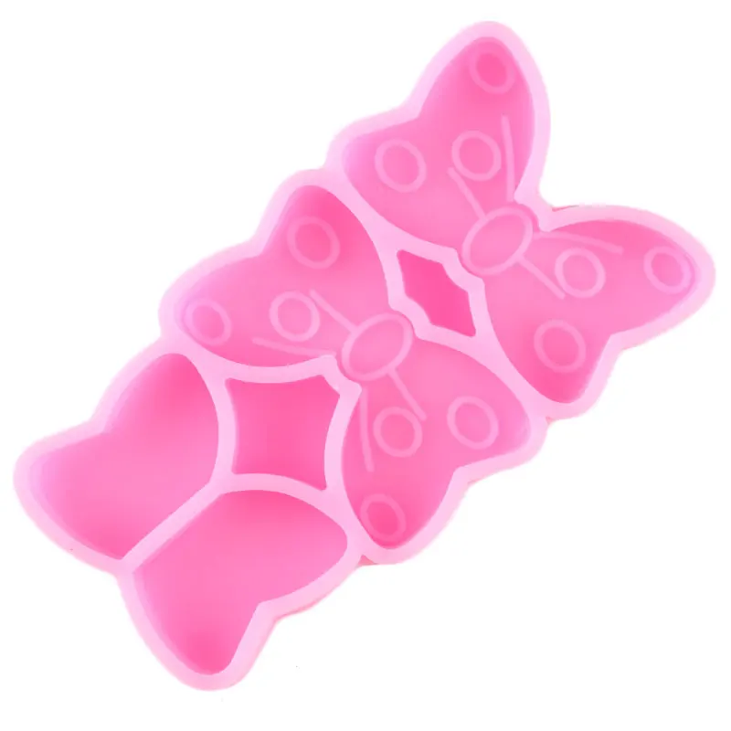 

Disney Polka Dot Bows Straw Topper Silicone Epoxy Resin Molds Chocolate Jelly Candy Clay Mould Fondant Cake Decorating Tools