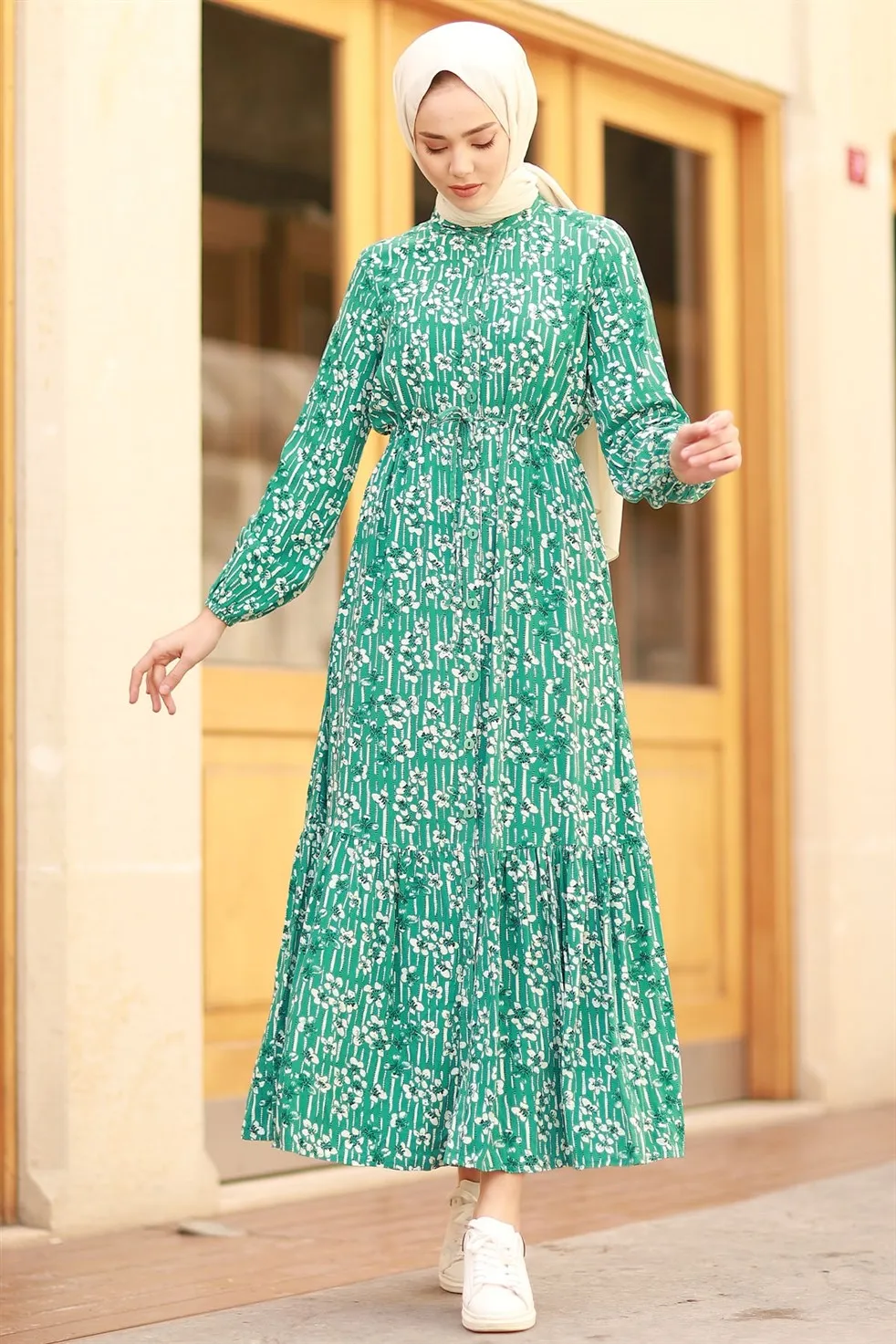 

Women Long Dress High Quality Islamic Muslim Clothing Made in Turkey 2060