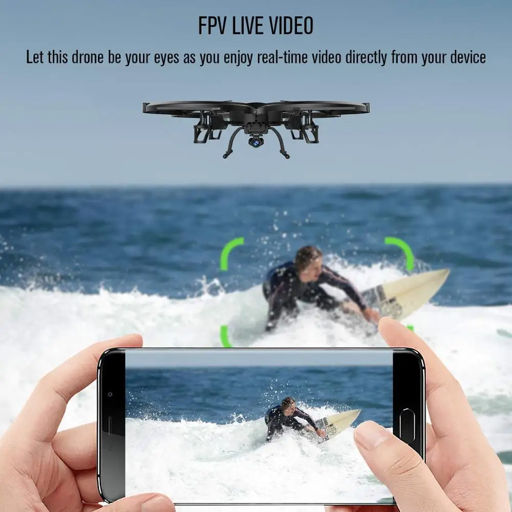 Классный большой размер 100 расстояние HD WiFi fpv беспилотная камера д/у 818A оптический