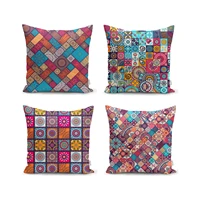 mosaic decorative 4343 cushion cover 3d printing multi color pillow case sofa cushions cotton home indoor