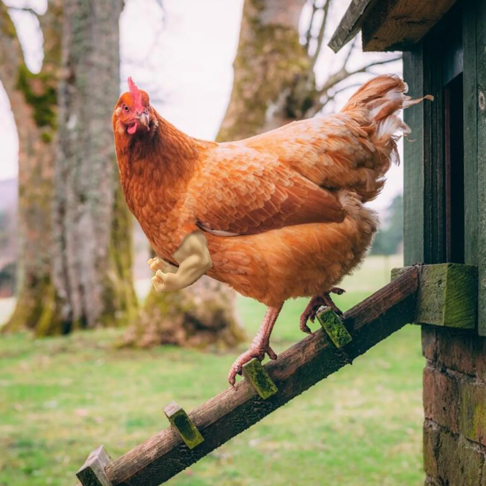 Забавные куриные ручки искусственные динозавры реквизит для кур тематические