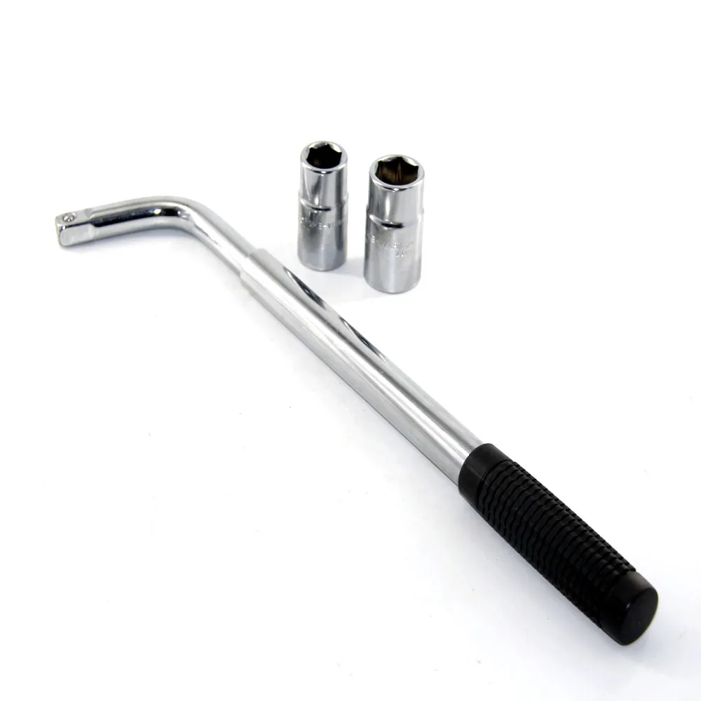 

L Type Retractable Nut Effort Wrench Extendable Socket Spanner Car Tire Repair Spanner