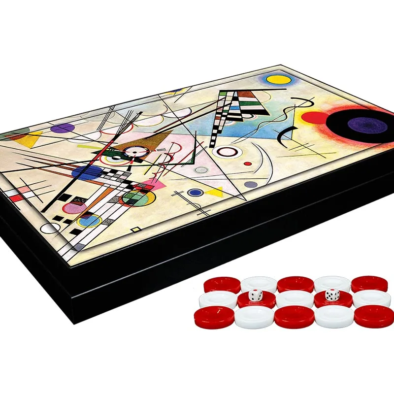 Trend Kandinsky VIII Board Game Luxury Backgammon Set