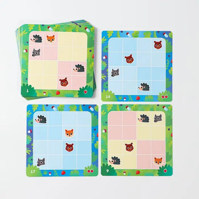 Логическая игра-судоку 'Лесная головоломка' (комплект из 3 шт) |