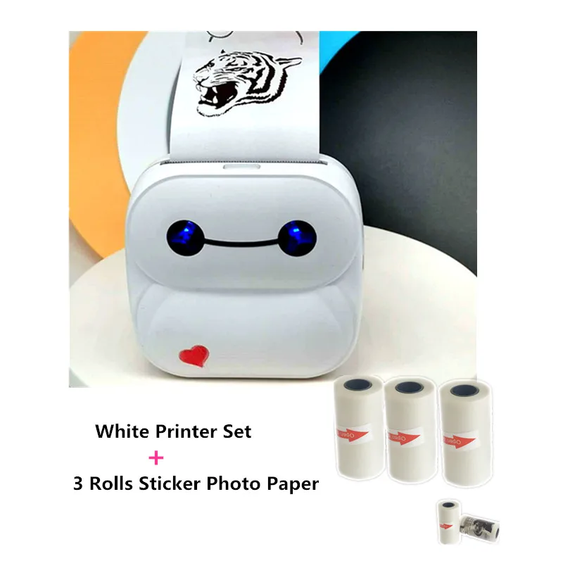 

Photo Pocket Mini Thermal Printer Peripage P8 Baypag 58mm Thermal Bluetooth4.0 Protable Mobile Receipt Phone Printer Android iOS