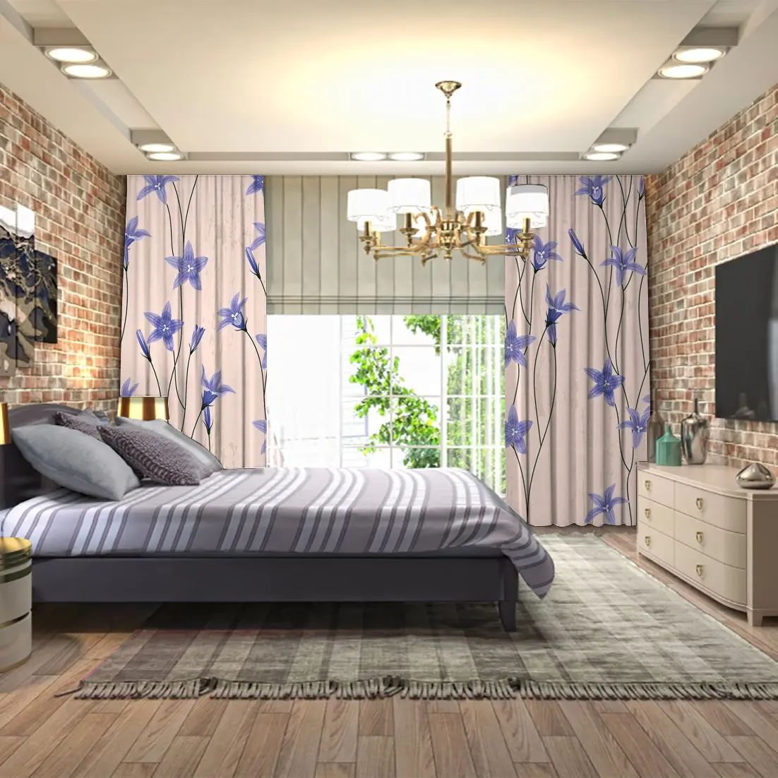 Занавес синий цветы на розовом фоне Весенняя природа цветение полевые