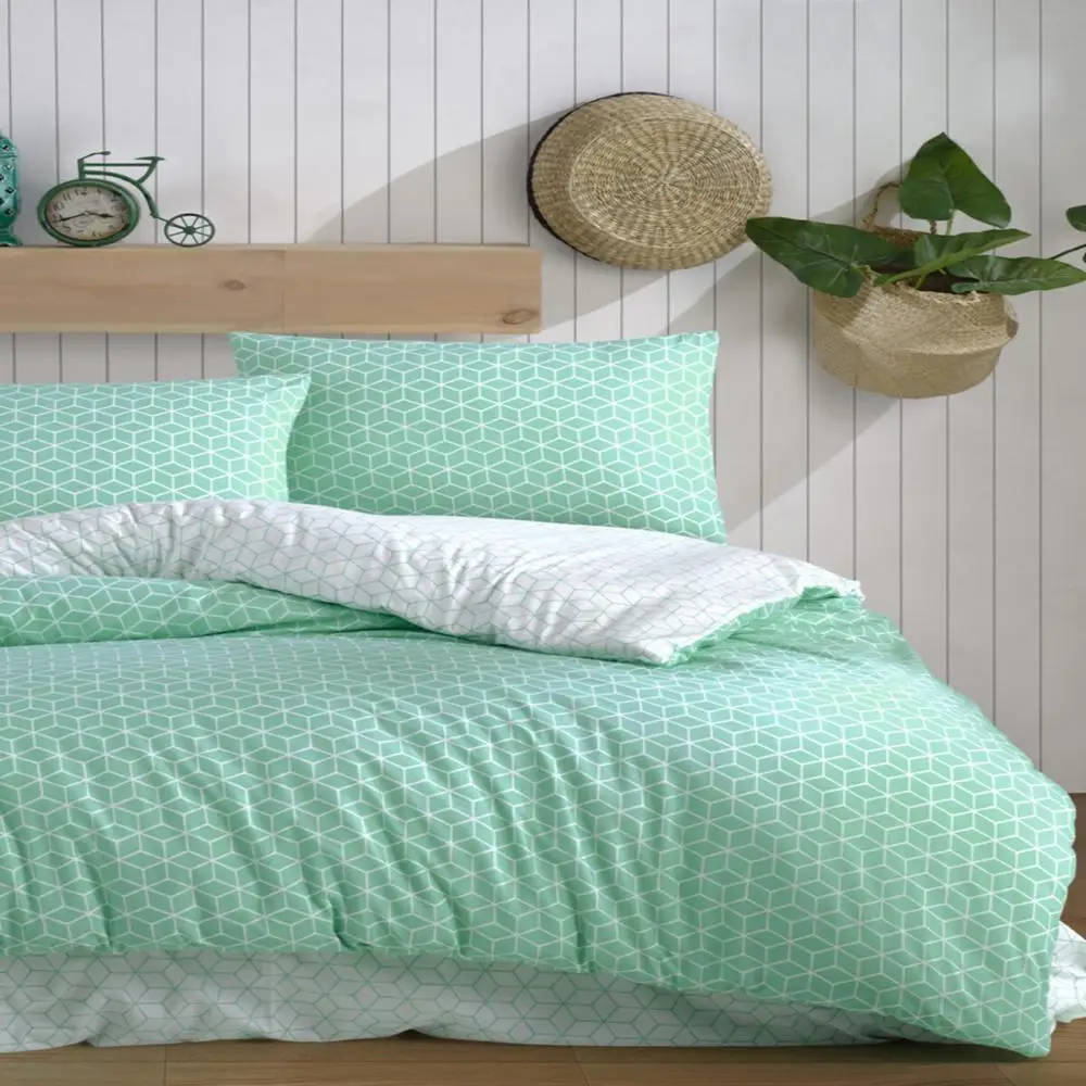 

Cotton Double Duvet Cover Set King Quality Fabric Bedding Quilt Duvet Cover Bed Sheet Pillowcase Set Home Textiles For Adults