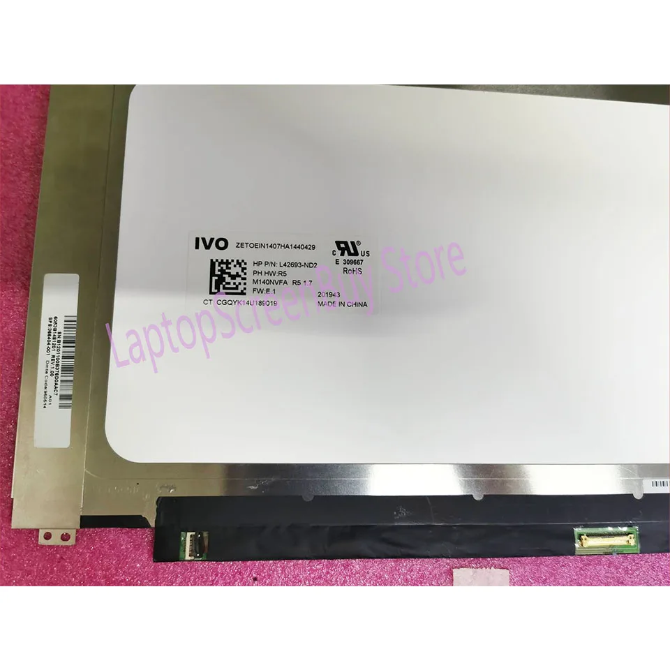 Для IVO M140NVFA R5 НОВЫЙ 14 0 &quotсветодиодный FHD IPS LCD светодиодный экран для ноутбука