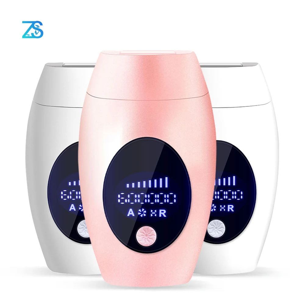 

[ZS] 600000 Flashes LCD Laser Epilator Permanent Painless Hair Removal Machine Electric Facial Photoepilator Device For Women