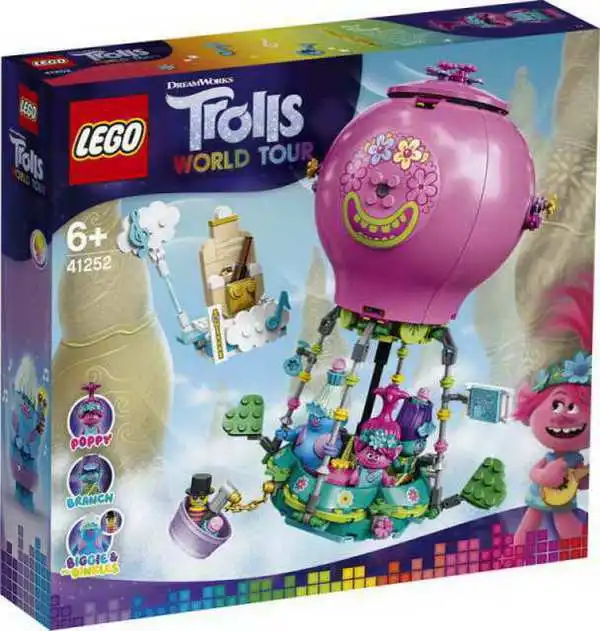 Конструктор Trolls &quotПутешествие Розочки на воздушном шаре&quot Lego 41252 L|Блочные
