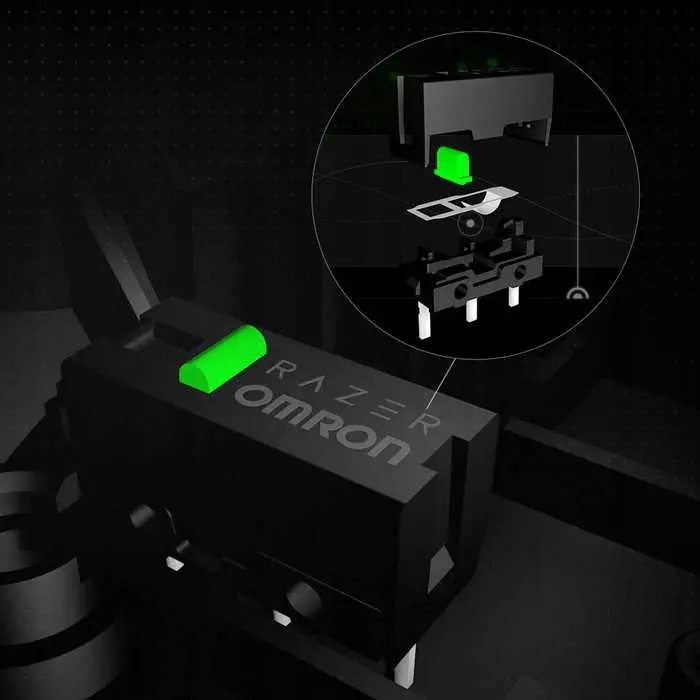 OMRON D2FC F K 50M RZ микропереключатель (зеленый) для мышек оригинал RAZER China 2521|Аксессуары