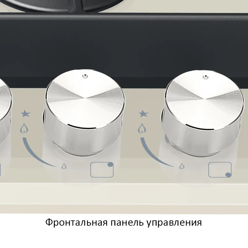 Варочная поверхность HIBERG VM 6044 Y газовая закаленное стекло WOK газ контроль чугуные