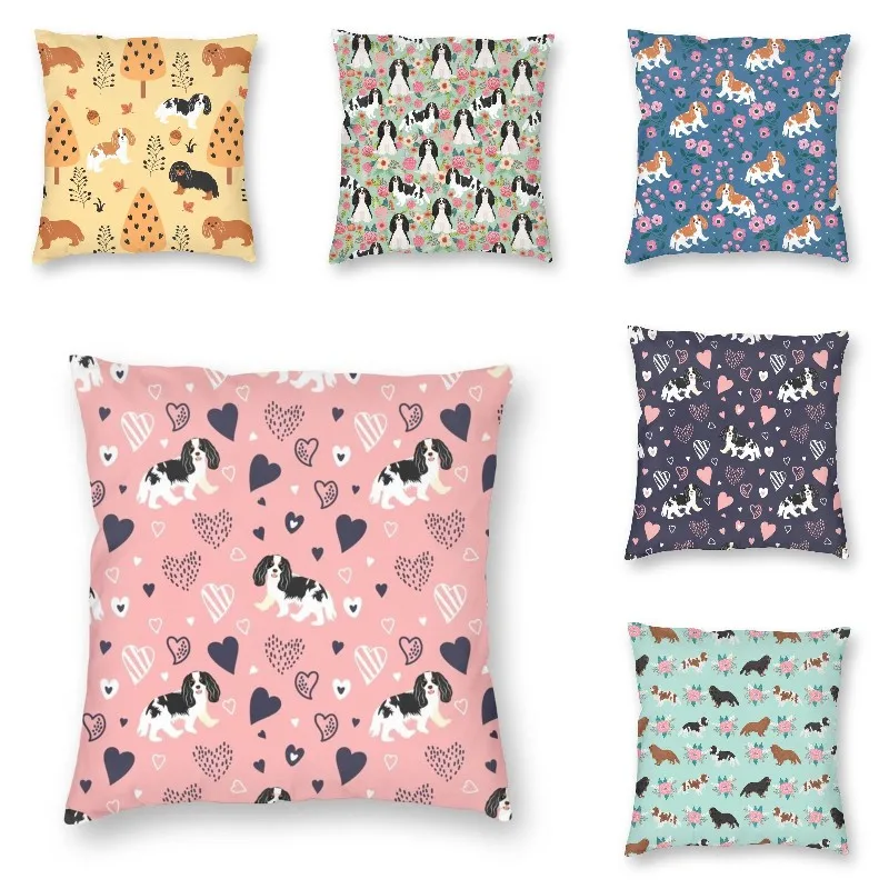 

Наволочка для диванной подушки Love, черно-белая наволочка для домашней декоративной подушки для любителей собак