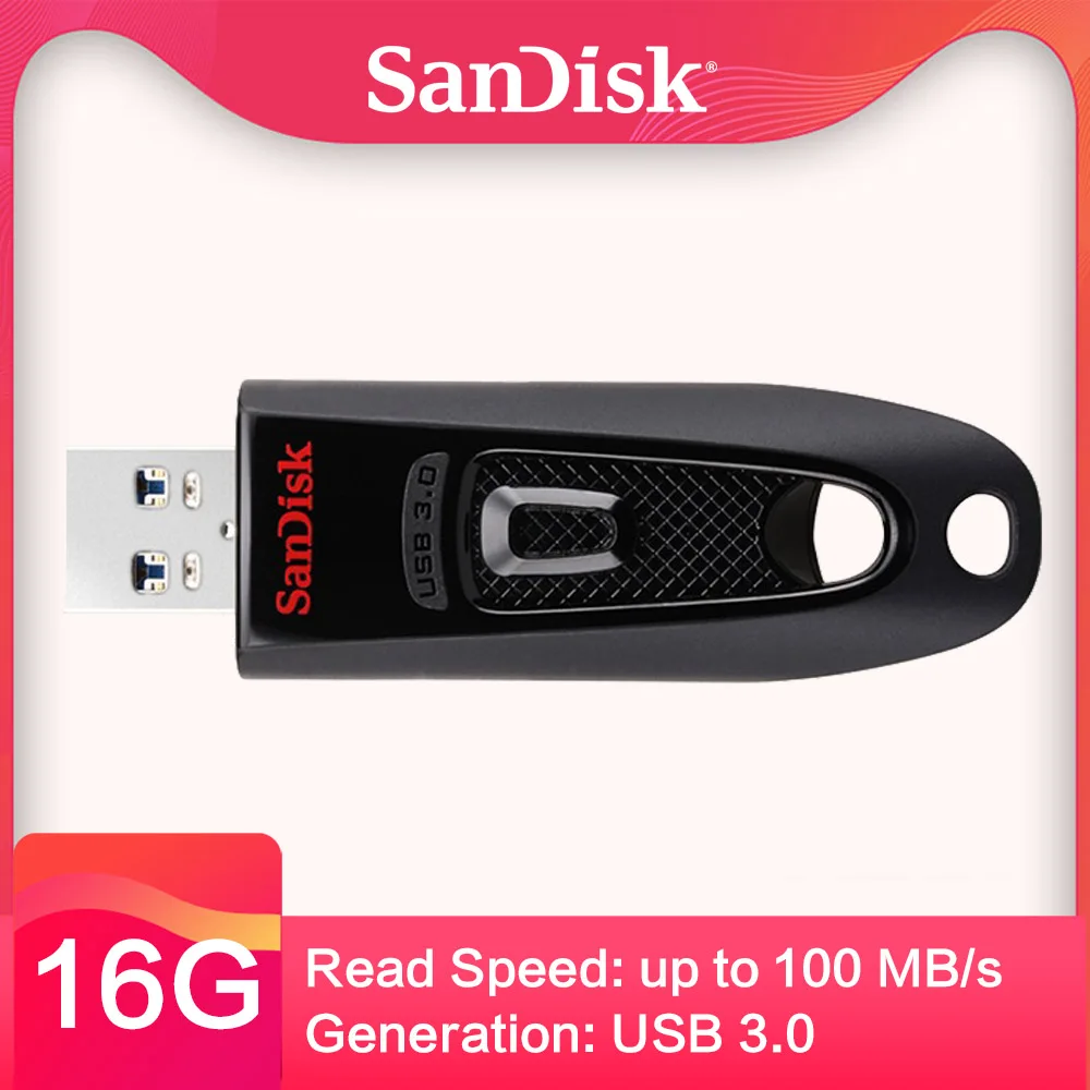 Флеш накопитель SanDisk CZ48 флеш usb 3 0 100 МБ/с./с 32 ГБ 64 128 256 16 карта памяти для настольных