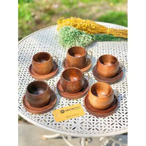 

12 шт. ahşap kahve ı bardak eşskandskandskandskandskandskandinav ahşap çevre stillstillstillstillstill