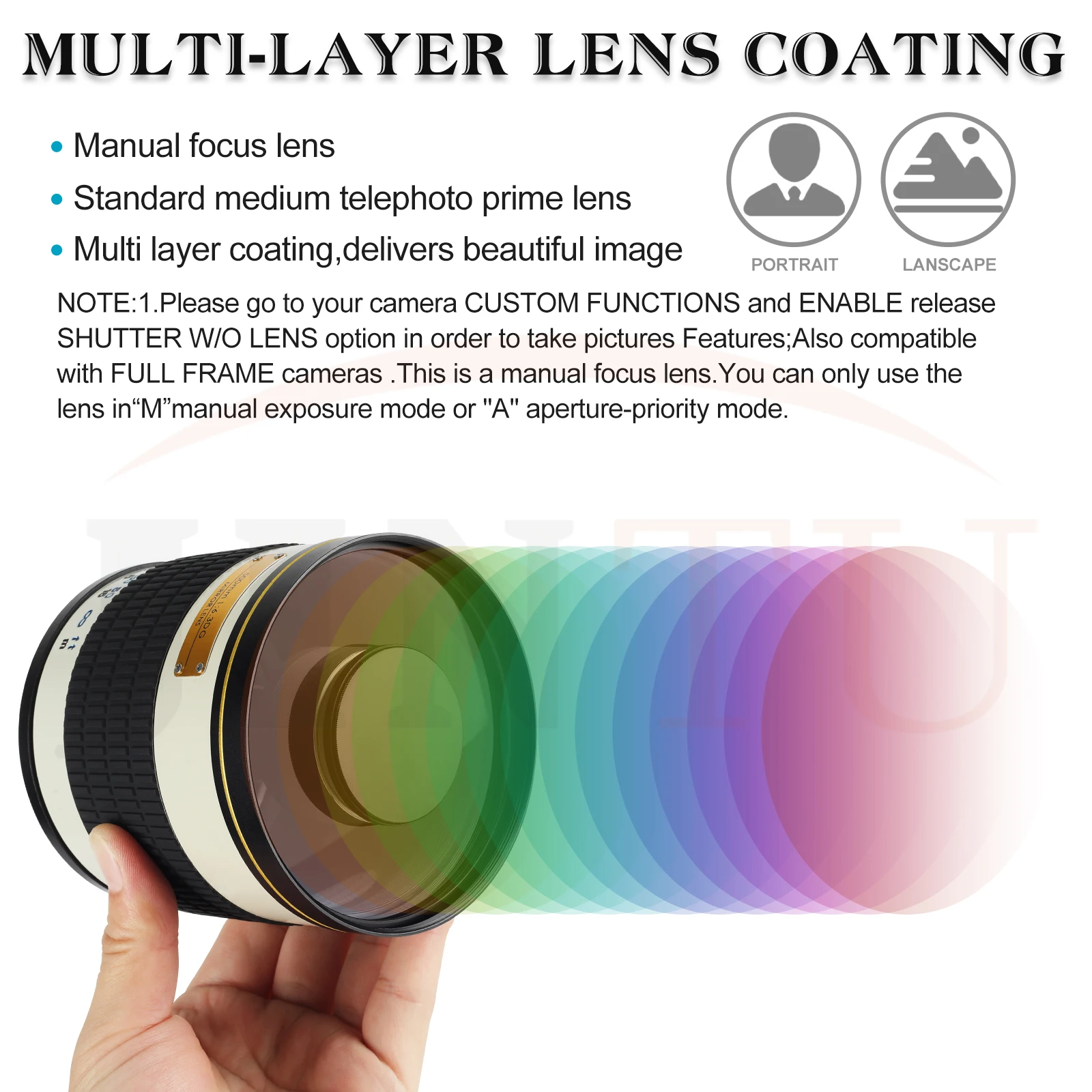 JINTU 500mm f/6.3 Ultra-Telephoto Mirror Lens for NIKON D7100 D80 D90 D5200 D50 D5100 D3300 D3200 D3100 DSLR Camera | Электроника