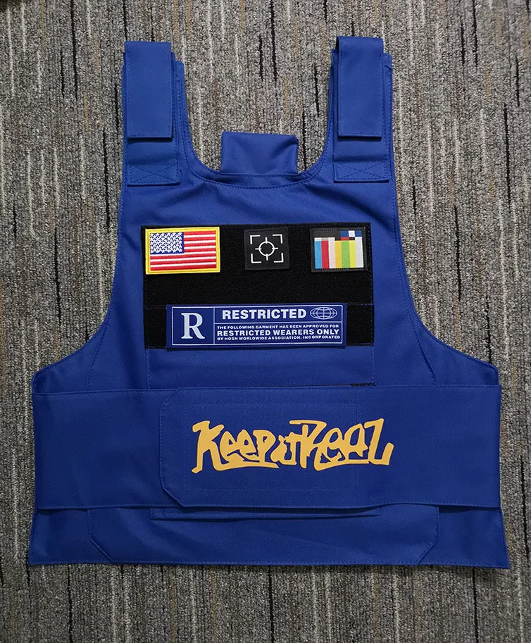 Регулируемый жилет на липучке в стиле хип-хоп | Мужская одежда