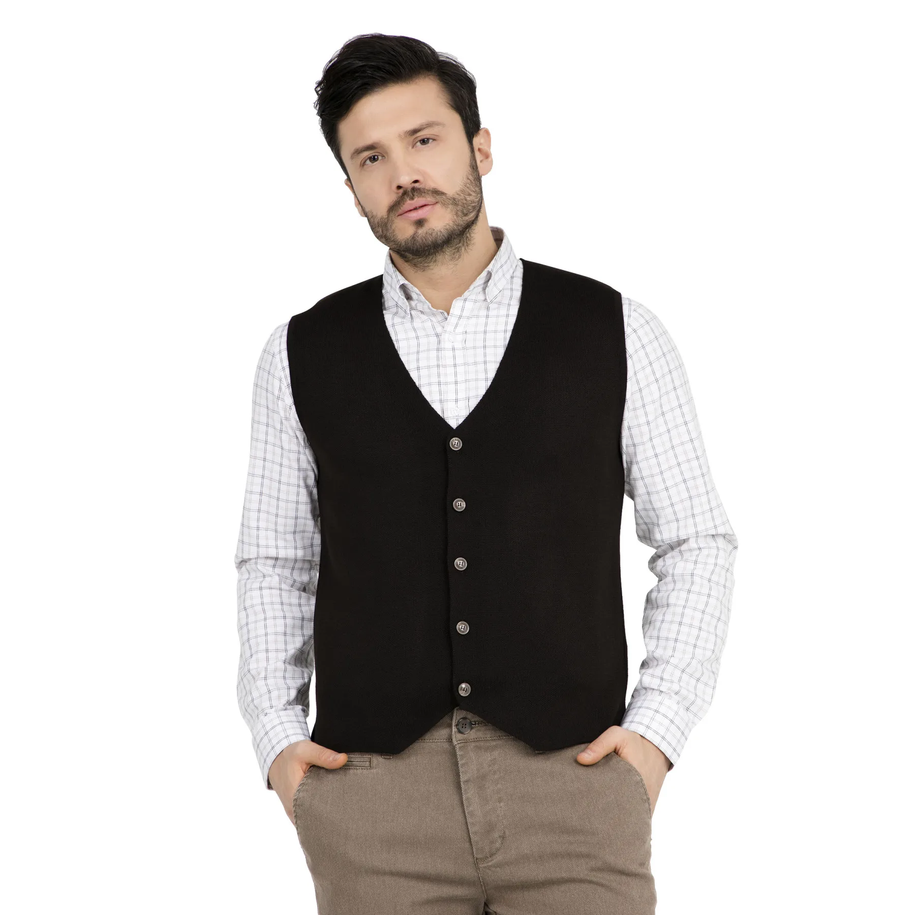 BURATTI мужской костюм жилет для фитнеса без рукавов куртка Свадебный Colete Masculino