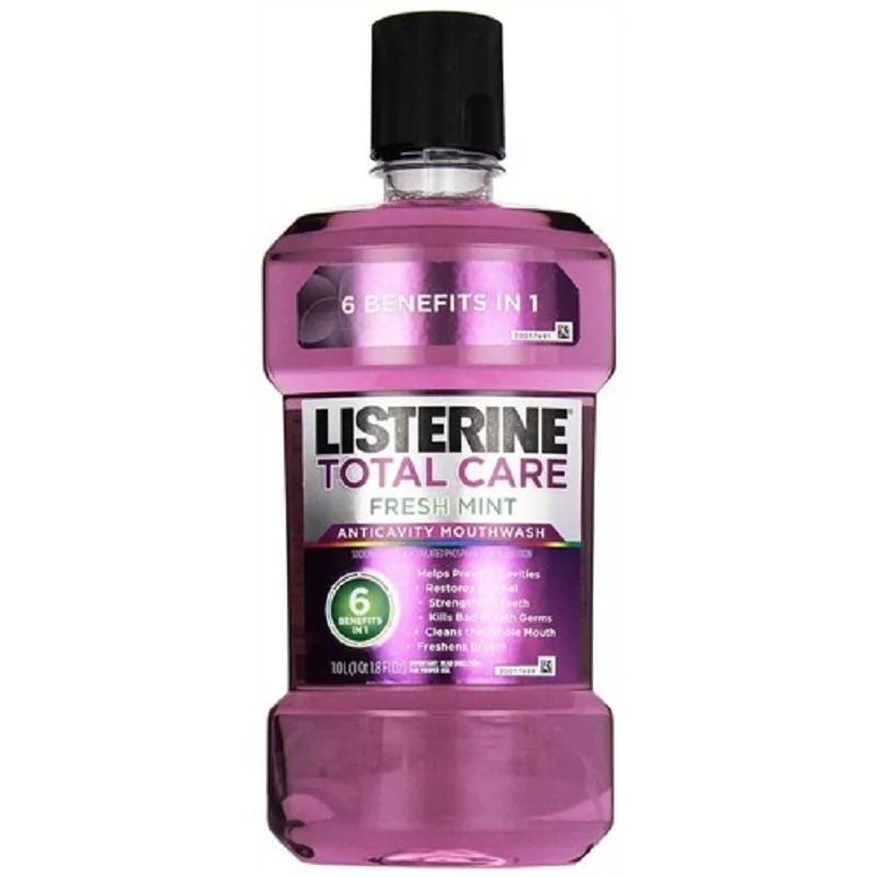Listerine полный уход Свежий мятный Мочалка для полости рта 1000 мл Антибактериальный