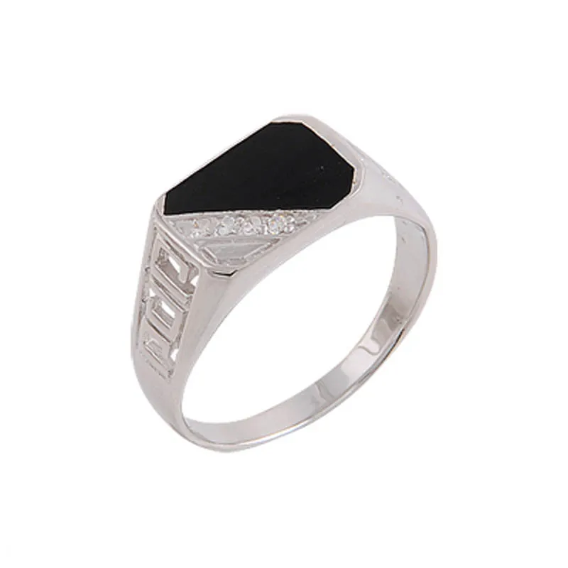 

Серебряное 925 пробы кольцо с цирконием