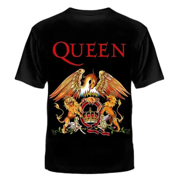 ФУТБОЛКА QUEEN LOGO футболка банзай качество хлопок шелкография яркие сочные