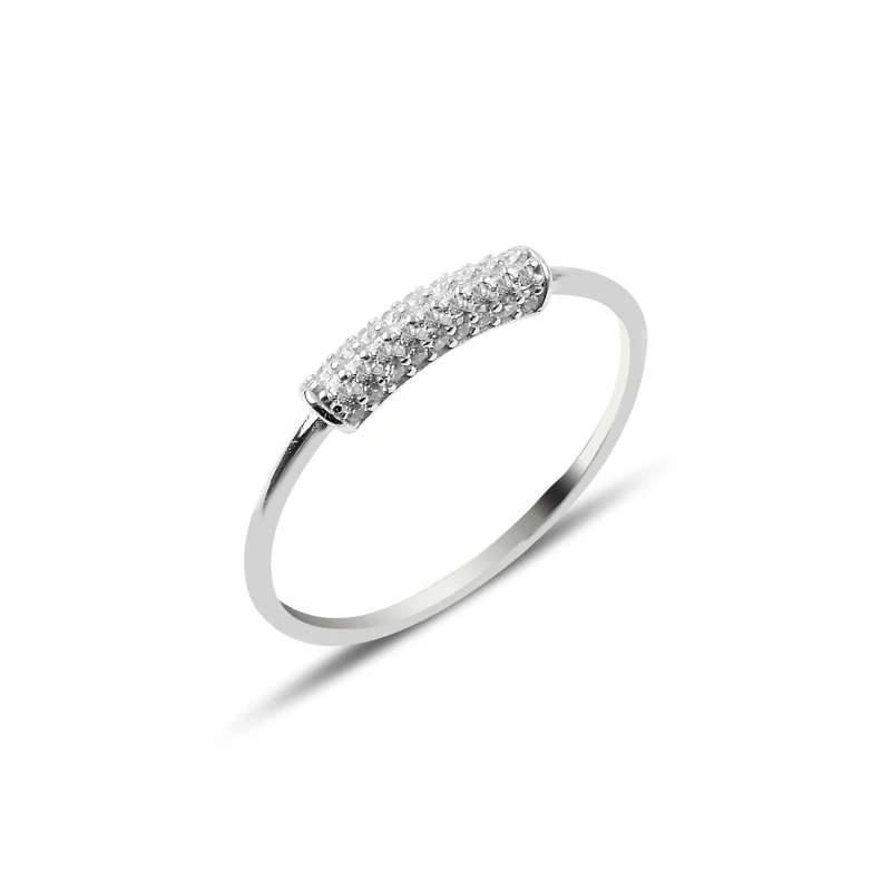 

Серебряное 925 пробы циркониевое кольцо