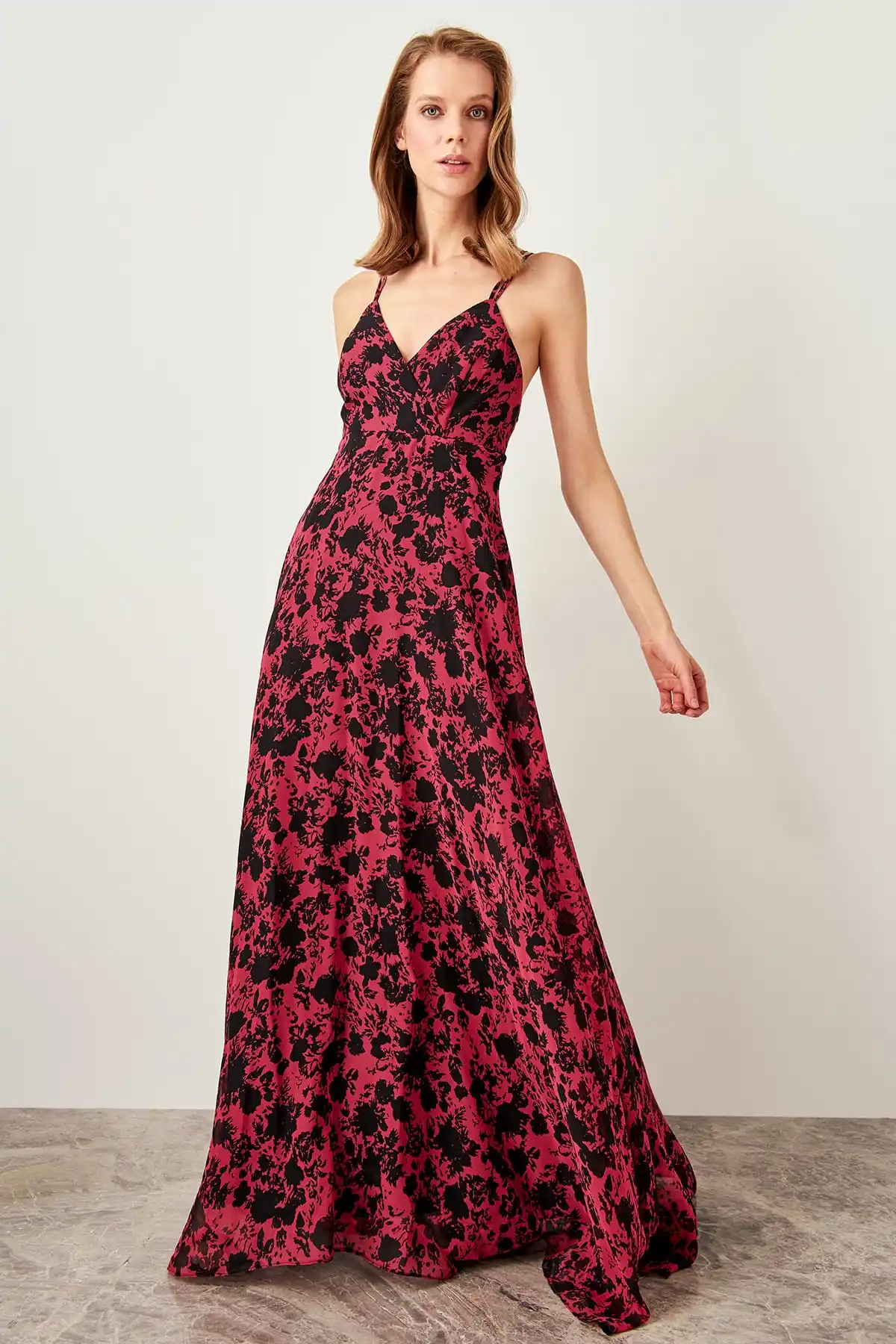 Trendyol вечернее платье с бретельками TPRSS19UT0057 | Свадьбы и торжества